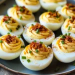 The Best Deviled Eggs with Bacon