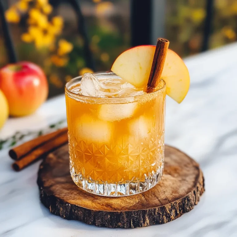Vanilla Bourbon Cider Cocktail Recipe