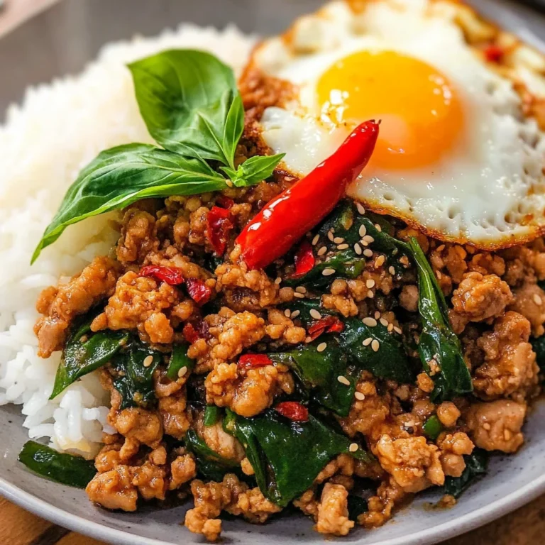 20 Minute Thai Basil Chicken (Pad Gai Krapow)