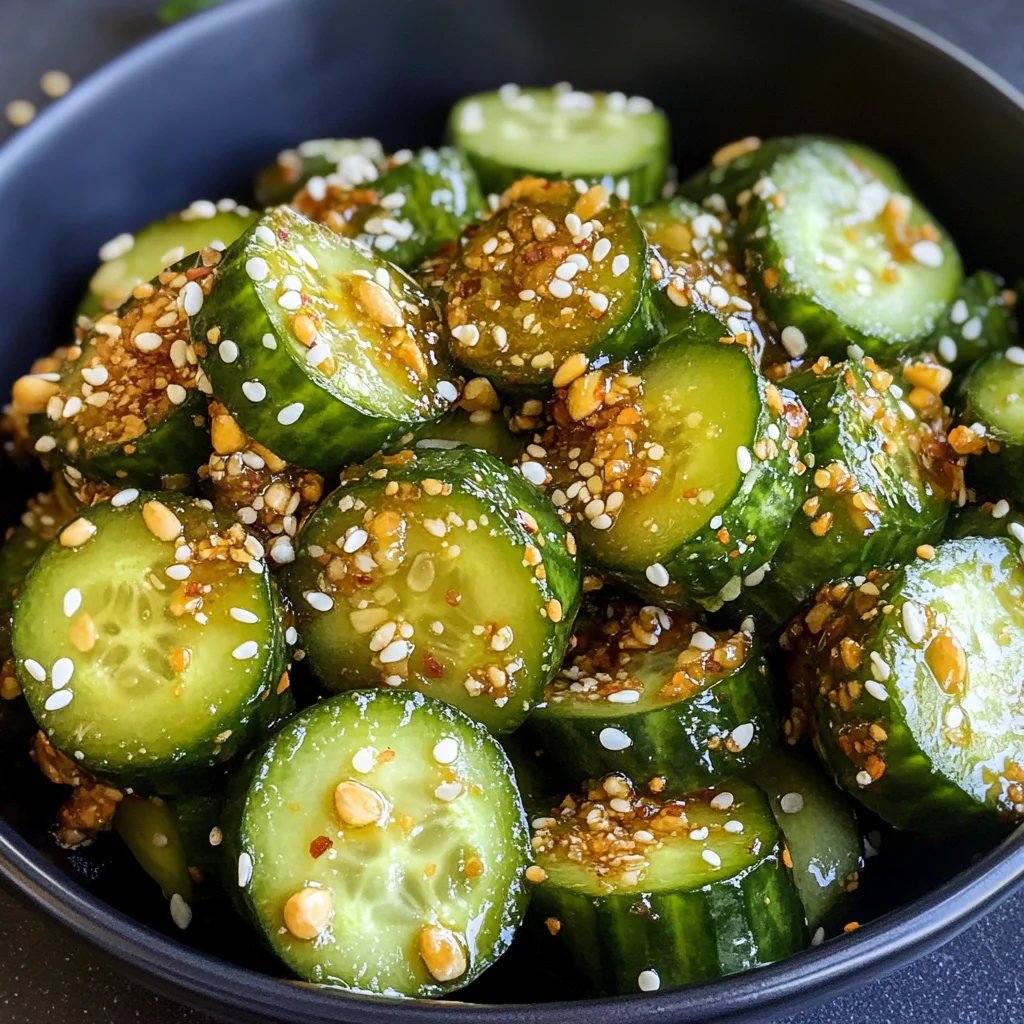 Asian Cucumber Salad (5 Minute)