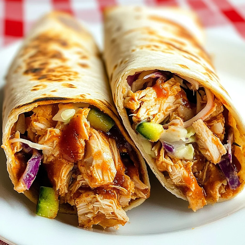 BBQ Chicken Wraps