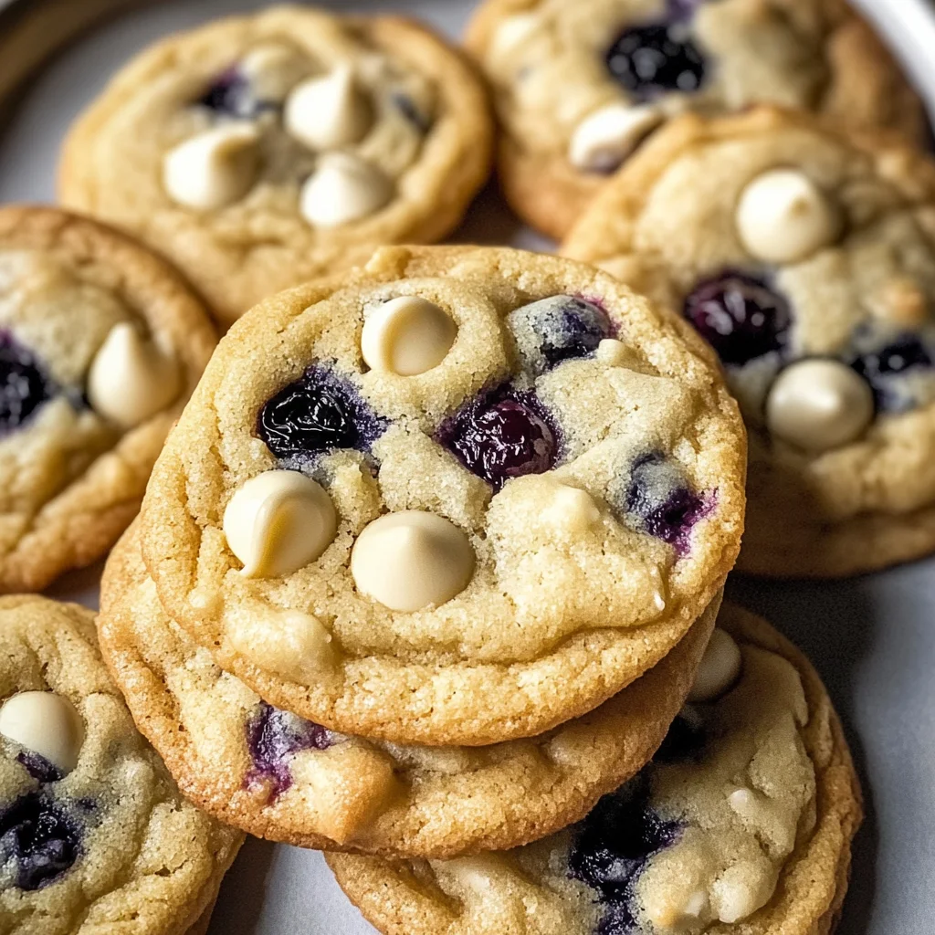 Blueberry White Chocolate Chip Cookies – The Best Soft & Chewy Recipe (2025)