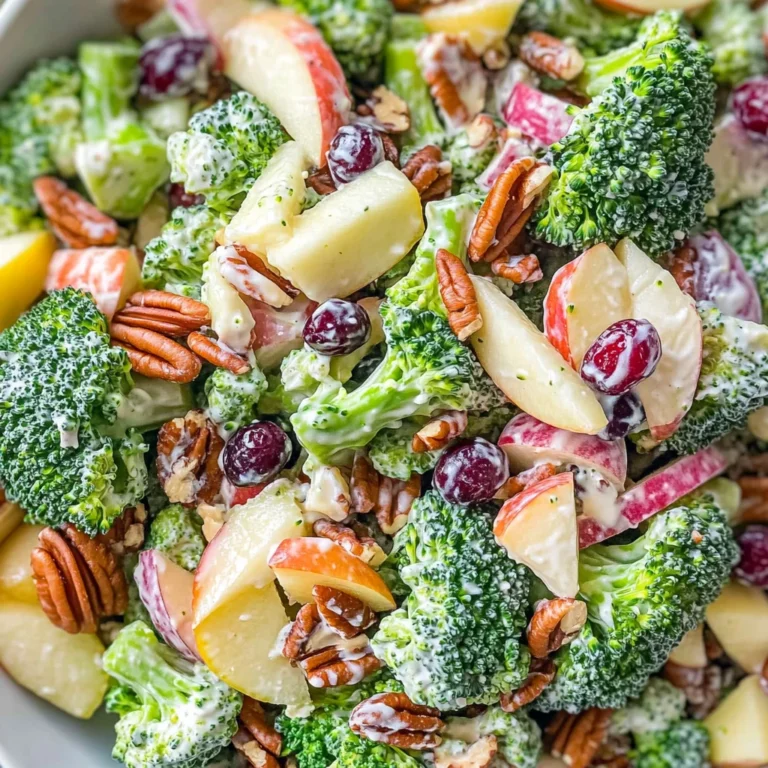 Broccoli Salad Recipe with Creamy Lemon Dressing (VIDEO)