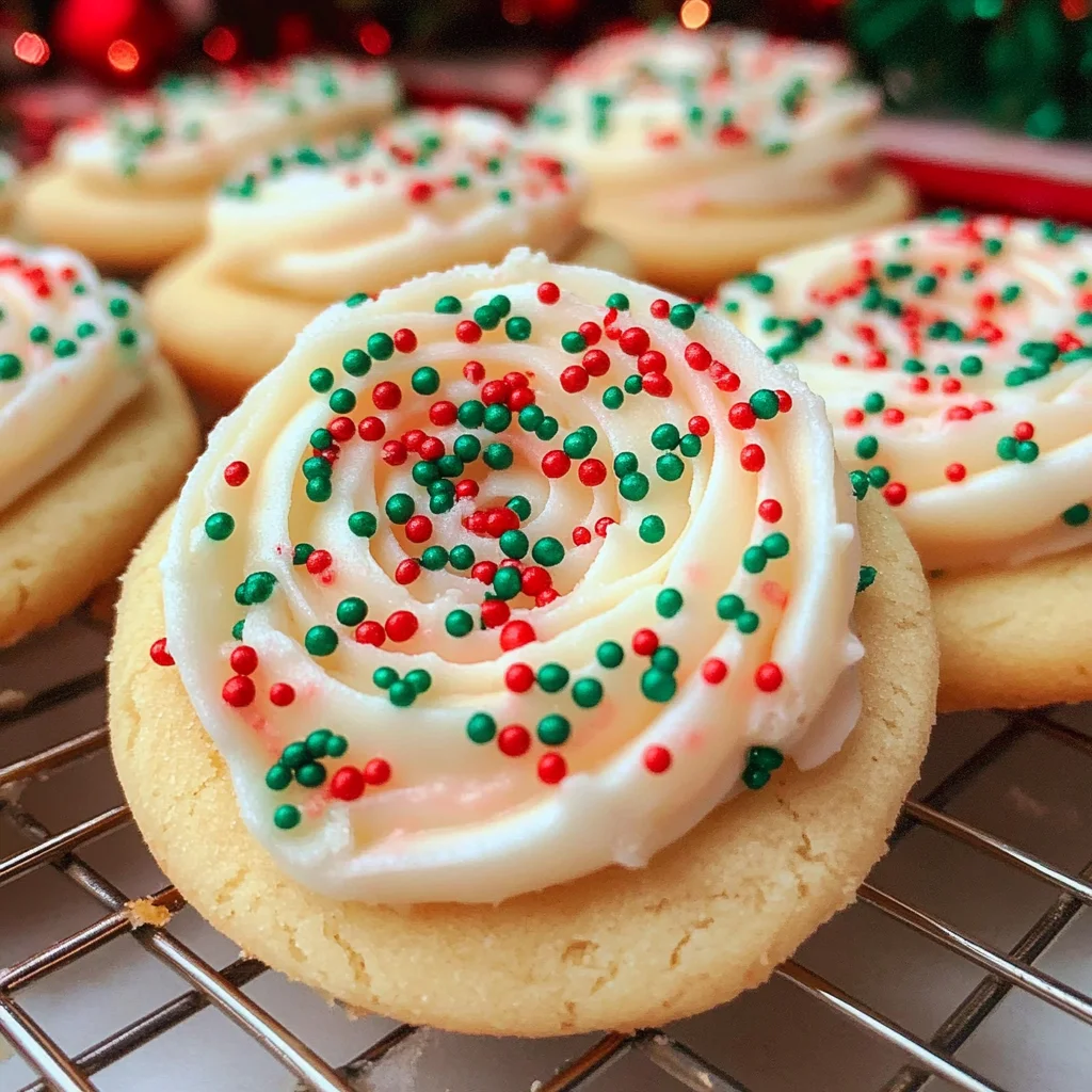 Christmas Sugar Cookies (Crumbl Copycat)