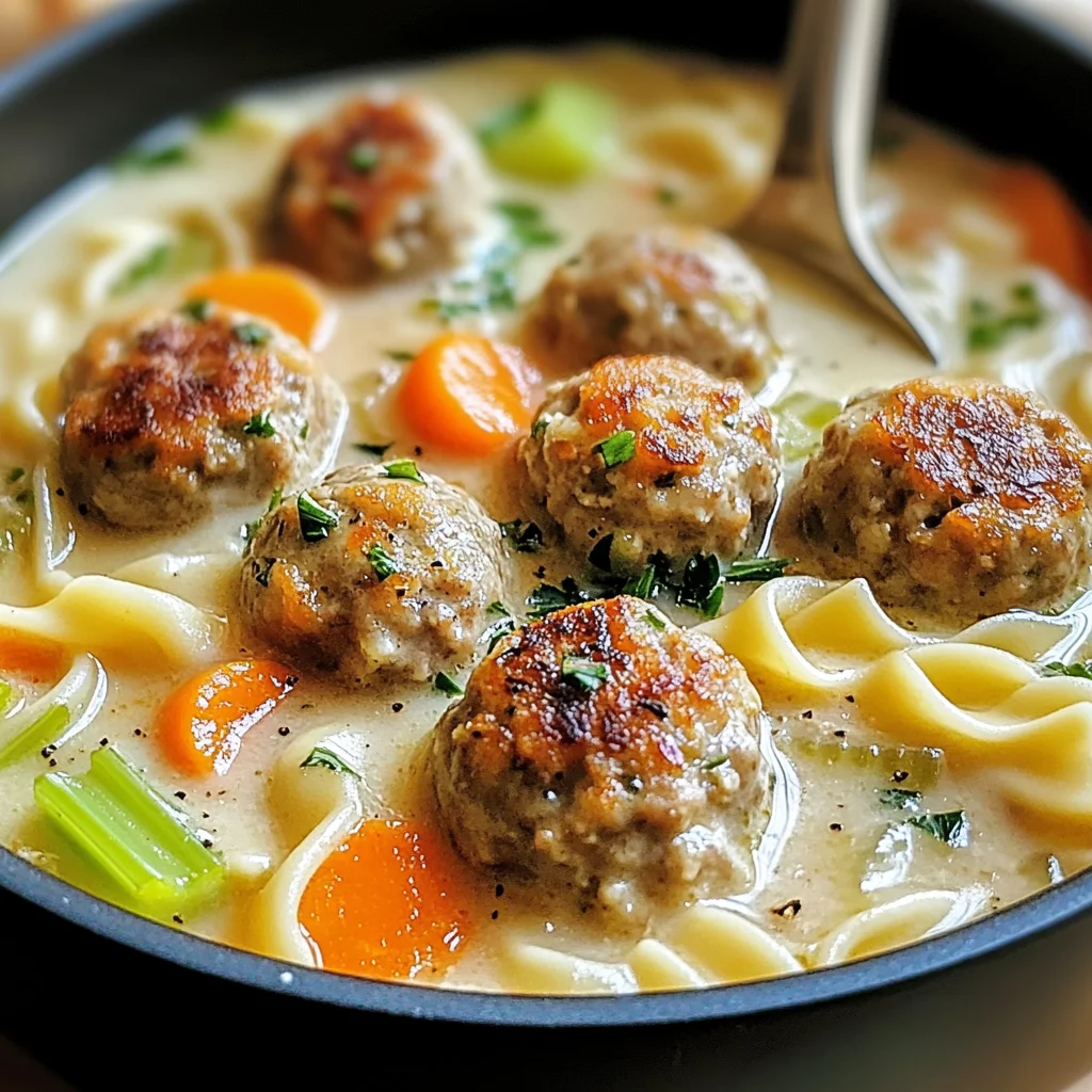 Cozy Swedish Meatball Soup Recipe