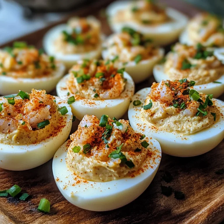 Crawfish Deviled Eggs