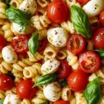 Creamy Caprese Pasta Salad