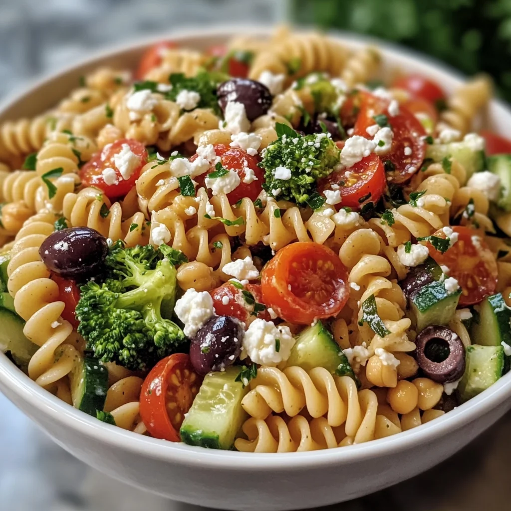 Creamy High Protein Pasta Salad