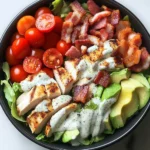 Creamy Ranch BLT Chicken Salad Bowl