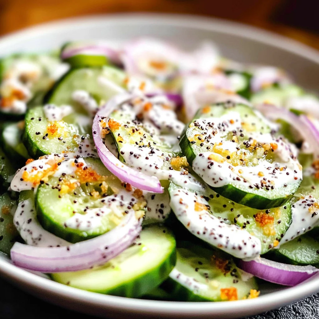 Cucumber Everything Bagel Salad