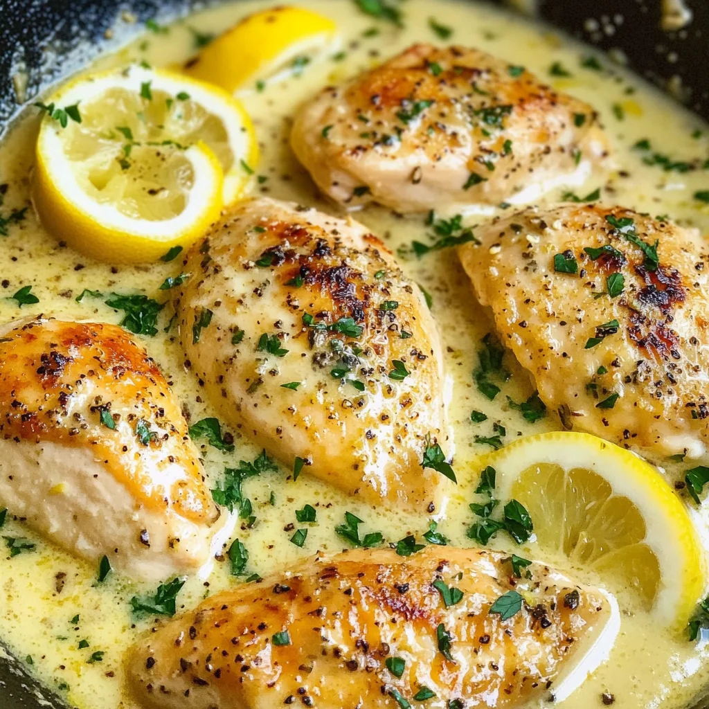 Easy Creamy Lemon Chicken
