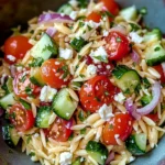 Easy Lemon Orzo Pasta Salad Recipe