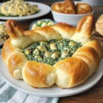 Festive Easter Bunny Spinach Dip