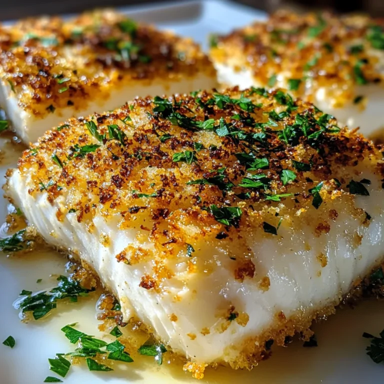 Garlic Parmesan Crusted Halibut: 15-Minute Baked Perfection