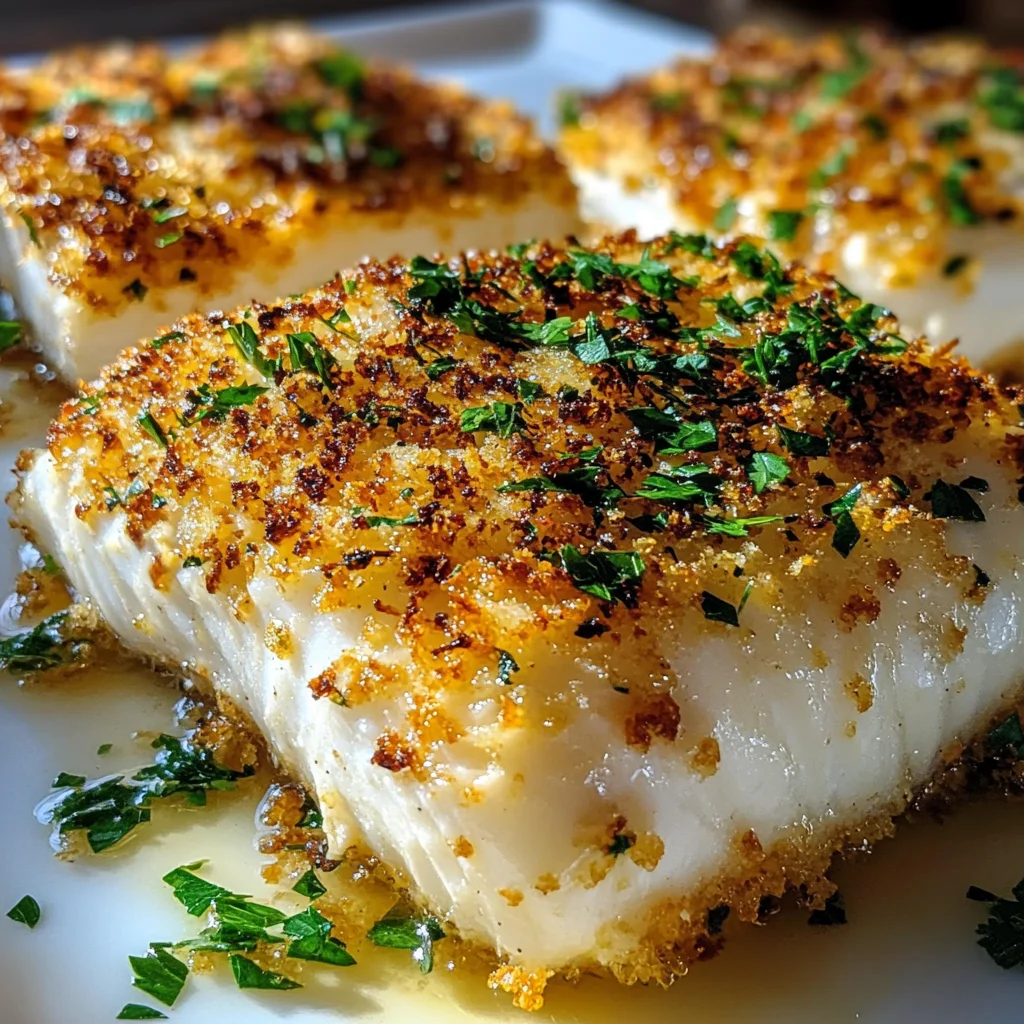 Garlic Parmesan Crusted Halibut: 15-Minute Baked Perfection