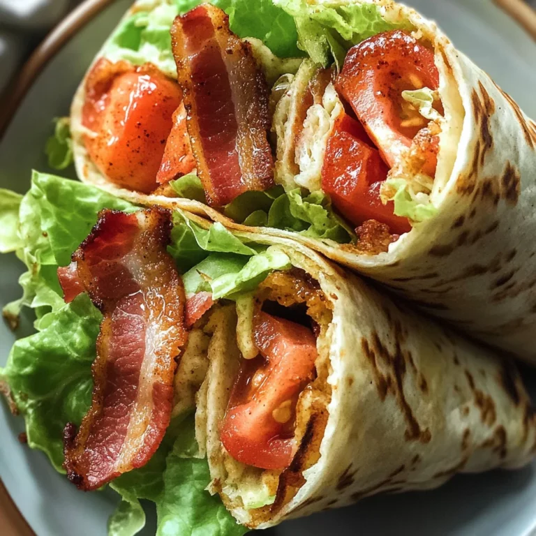 Gourmet BLT Wraps with Secret Sauce
