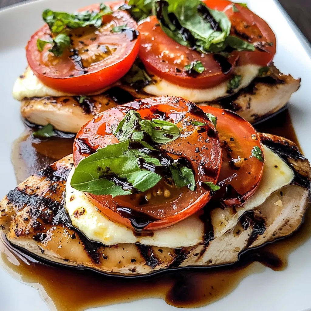 Grilled Chicken Caprese