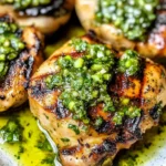 Grilled Chicken Thighs with Chimichurri