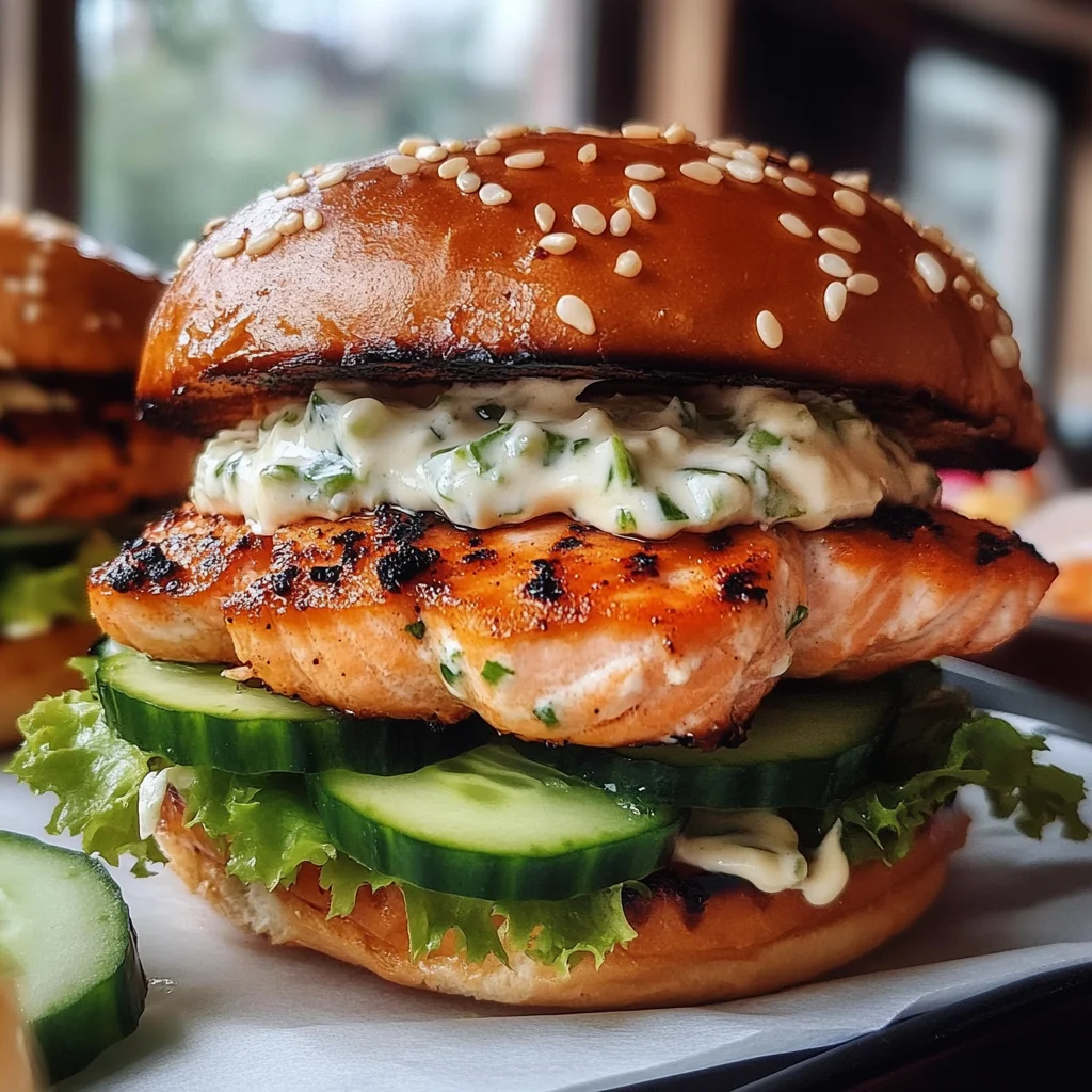 Grilled Salmon Burgers