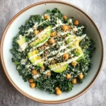 Happy Hormone Vegan Lemon Kale Caesar Salad