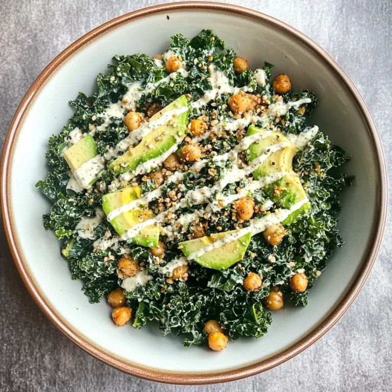 Happy Hormone Vegan Lemon Kale Caesar Salad