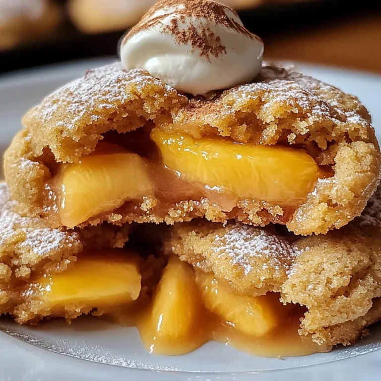 Indulgent Peach Cobbler Cookies for Sweet Summer Bliss