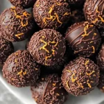 Juicy Orange Chocolate Christmas Truffles