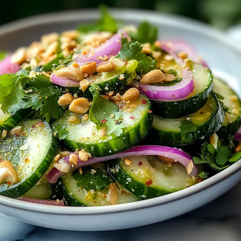 Juicy Thai Cucumber Salad