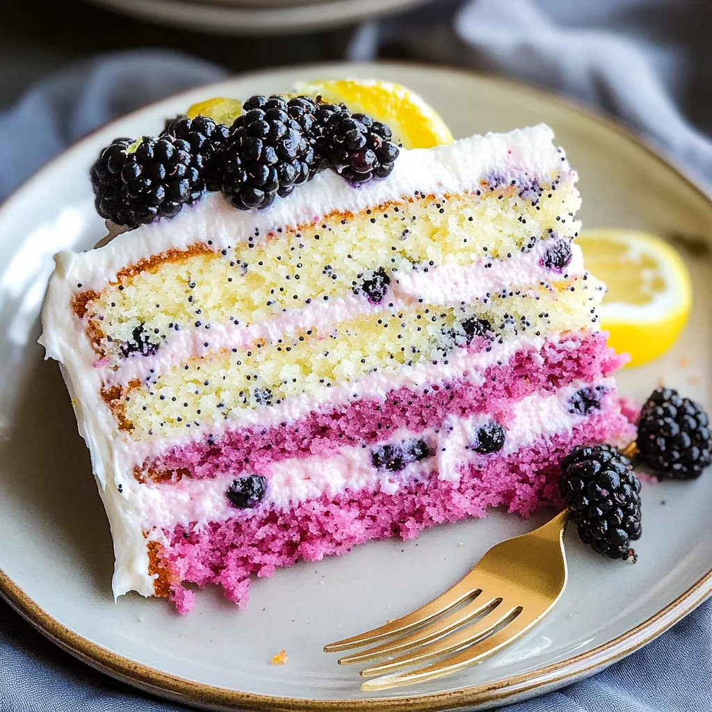 Lemon Blackberry Cake