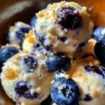 Lemon Blueberry Cottage Cheese Protein Bites