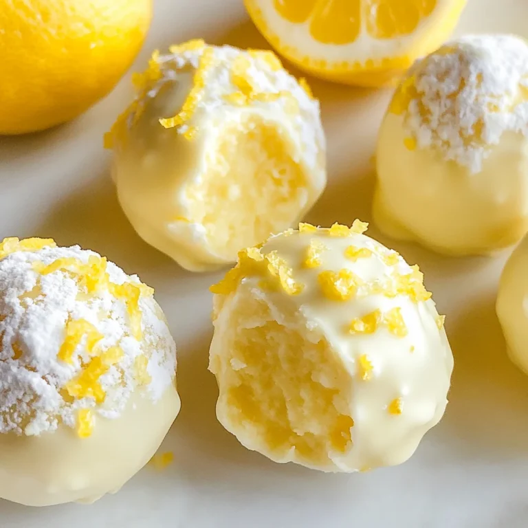 Lemon Truffles
