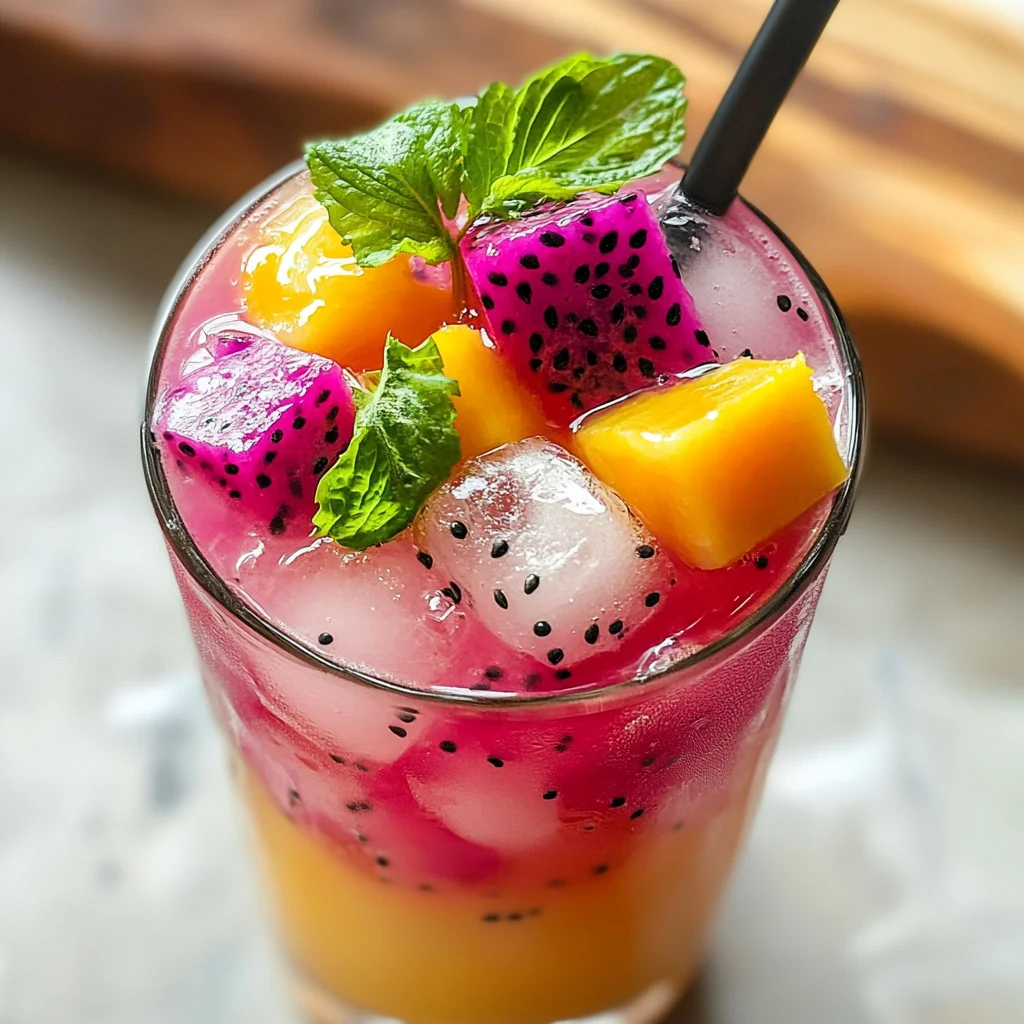 Mango Dragon Fruit Refresher