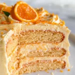 Orange Velvet Cake with Orange Cream Cheese Frosting