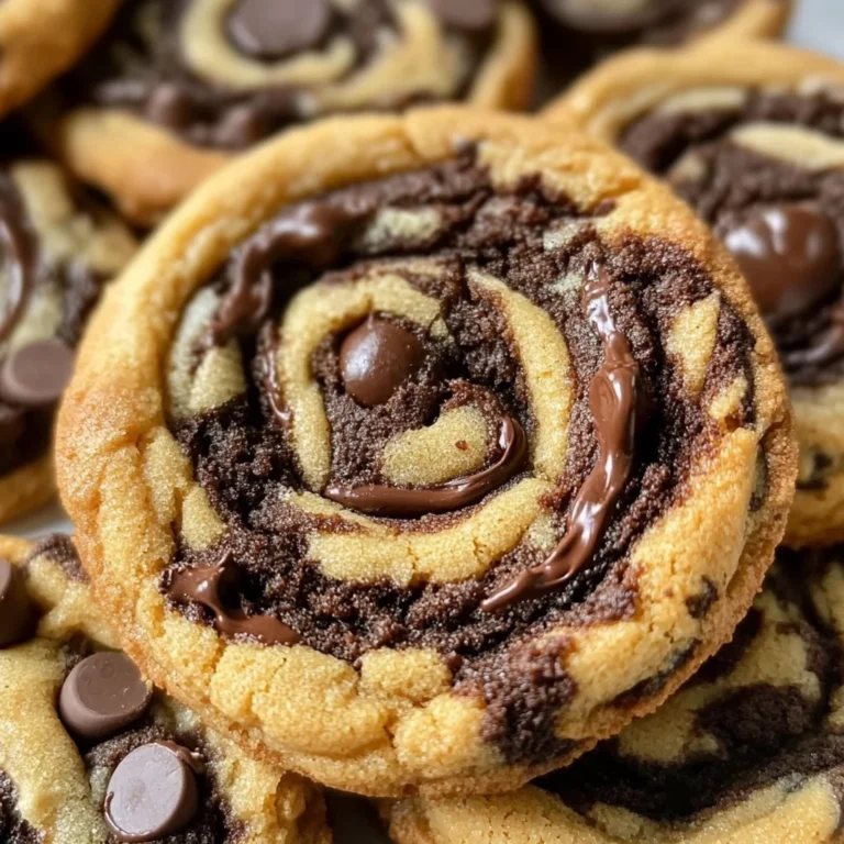 Peanut Butter Brownie Swirl Cookies