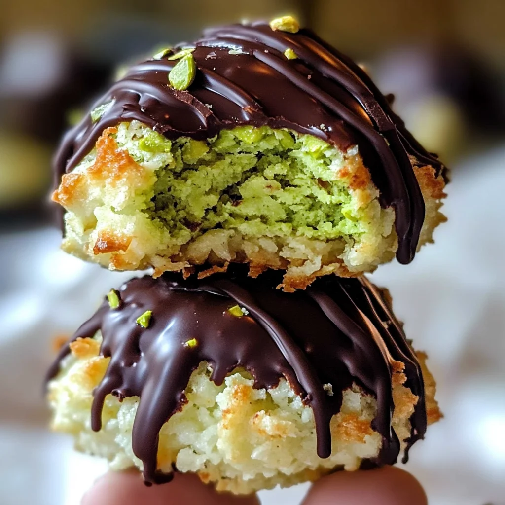 Pistachio Coconut Macaroons