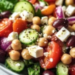 Refreshing Chickpea Greek Salad