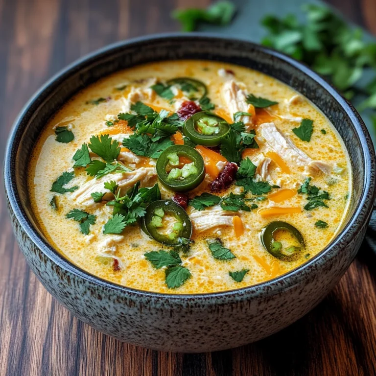 Spicy Jalapeño Popper Chicken Soup
