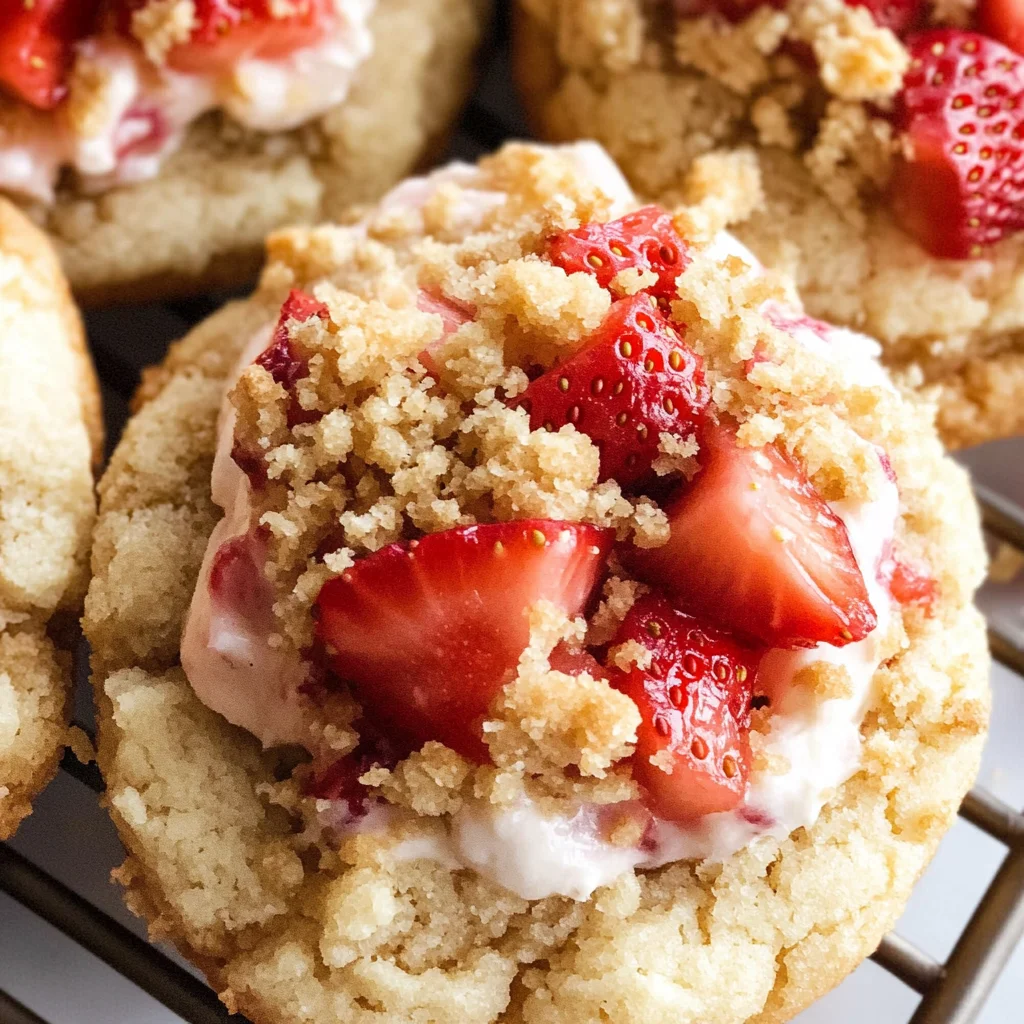 Strawberry Shortcake Cookies