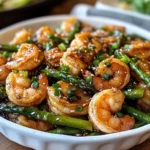 Sweet Chili Shrimp with Asparagus