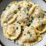 White Wine Cream Sauce for Ravioli