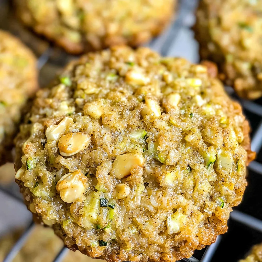Zucchini Bread Breakfast Cookies