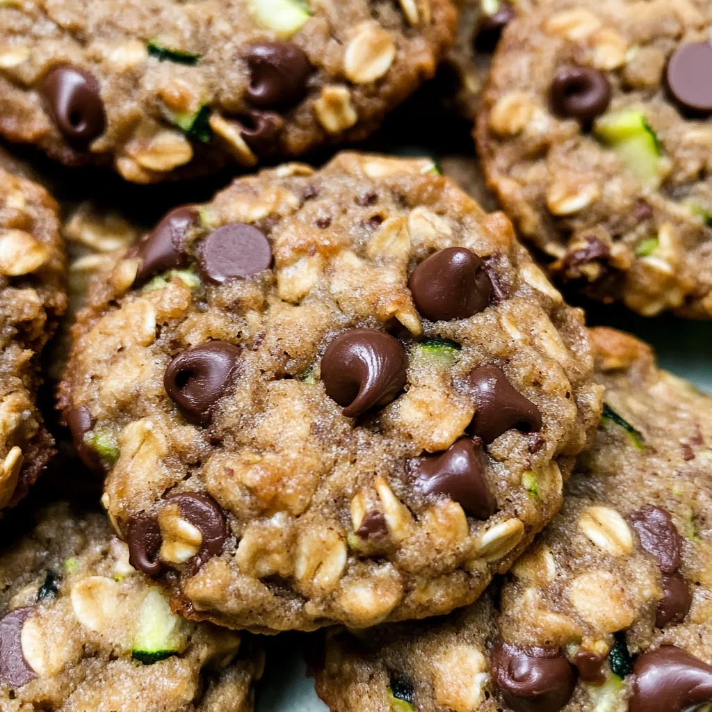 Zucchini Chocolate Chip Cookies
