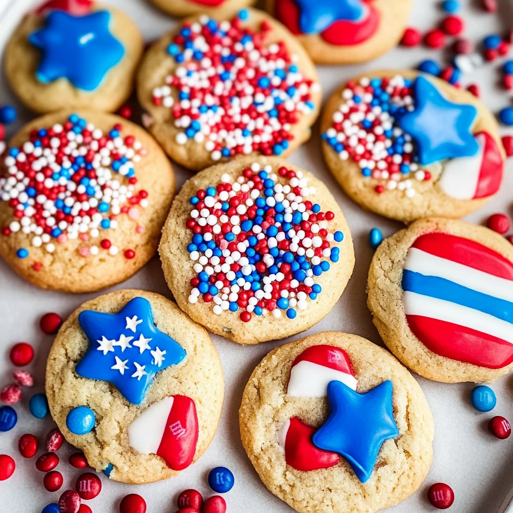 4th of July Fireworks Cookies