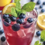 Antioxidant Rich Blueberry Green Tea