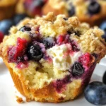 Berry Cream Cheese Muffins