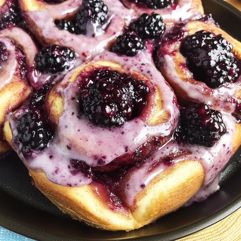 Blackberry Cinnamon Rolls