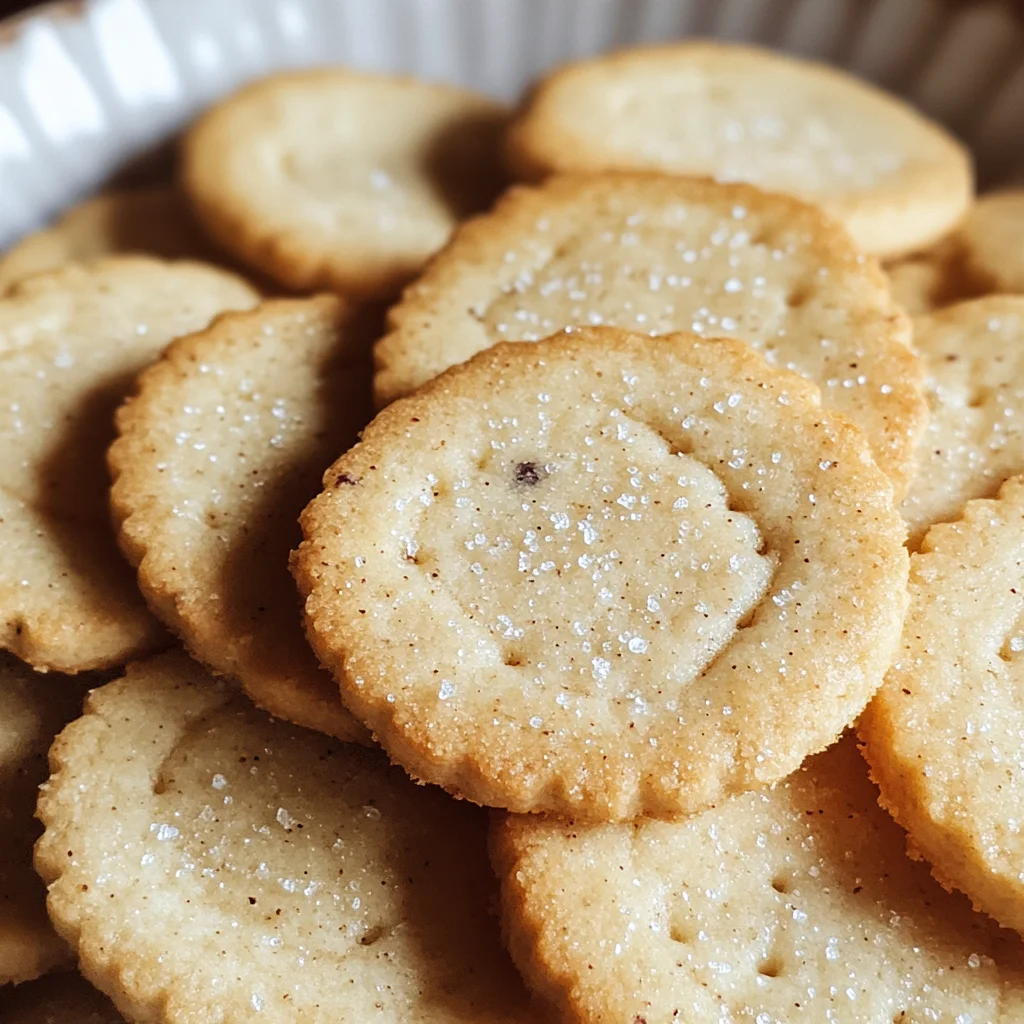 Bourbon Vanilla Bean Shortbread Cookies