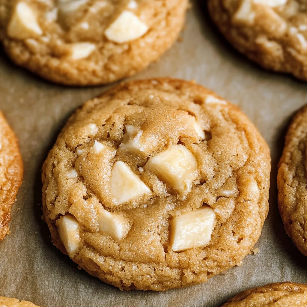 Brown Butter Banana White Chocolate Chip Cookies