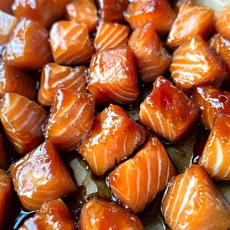 Candied Smoked Salmon Bites