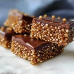 Chocolate Puffed Quinoa Bars (scotcheroos)